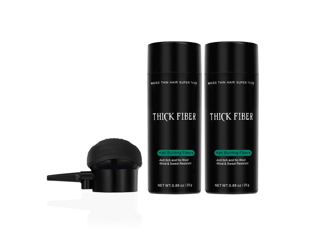 THICK FIBER Hair Building Fibers 25g – Value Pack – THICK FIBER